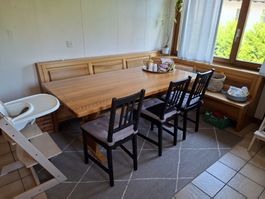 Tisch mit Eckbank Massivholz