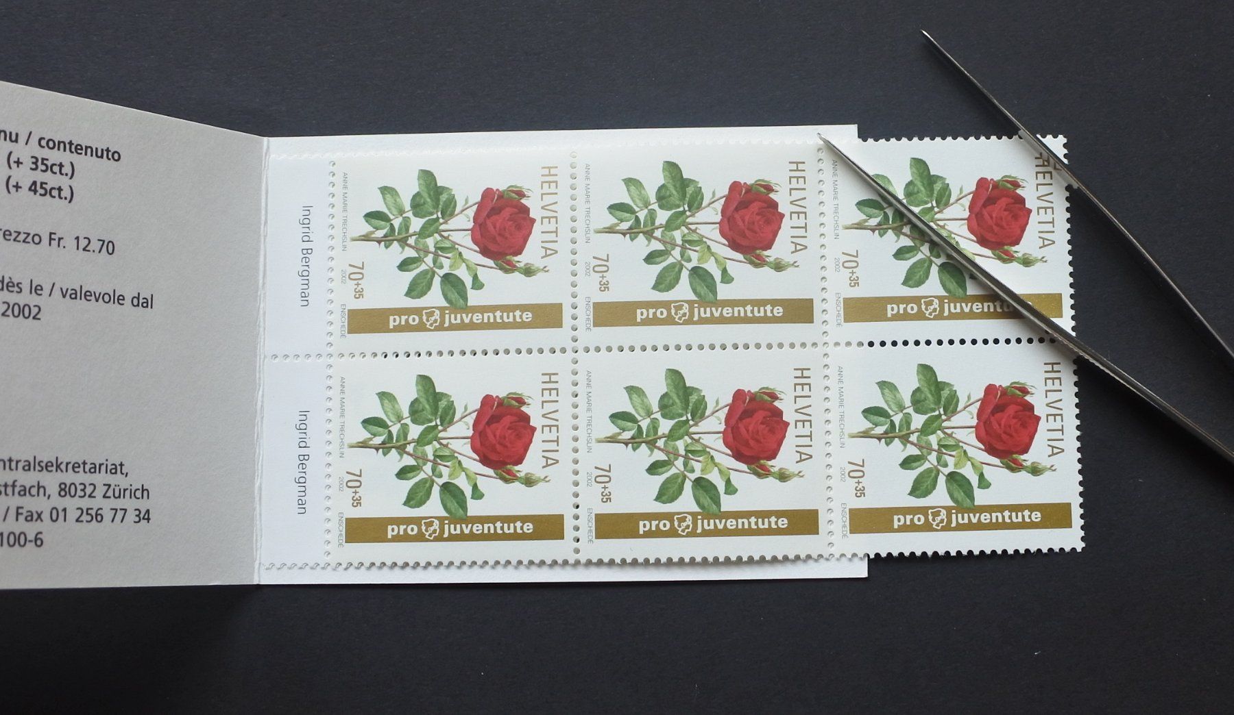Alle Briefmarken: 2002 Pro Juventute Markenheftchen ** – Neu (gemäss Beschreibung) aus Lugano von fc2017 2