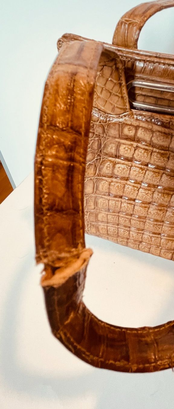 Borse da donna: Sac vintage Croco – Usato da Sugnens venduto da 555madison 2