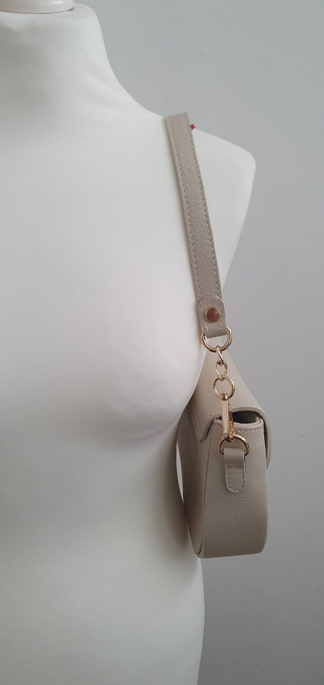 Borse da donna: Hochwertige Echtleder Handtasche Damen beige Neu – Nuovo (secondo la descrizione) da Stansstad venduto da InStyle8 9