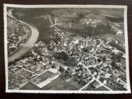 ANDELFINGEN Flugaufnahme / Fliegeraufnahme, Swissair