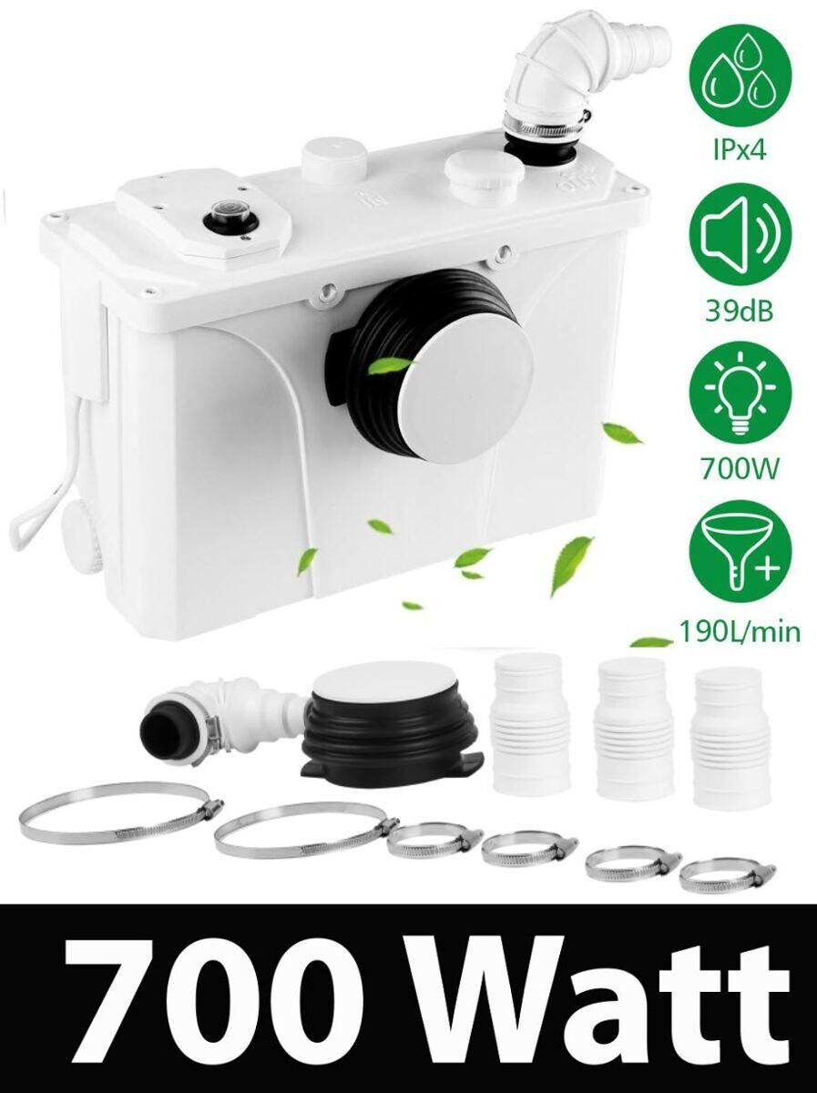 Pumpen & Teile: 700W  Hebeanlage Schmutzwasserpumpen WC… – Neu und originalverpackt aus Schaffhausen von