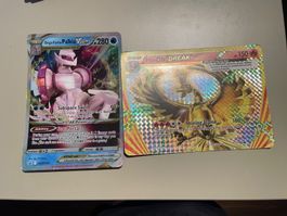 Carte Pokémon GRANDE Ho-Oh Break XY156 et Palkia VSTAR Rare!