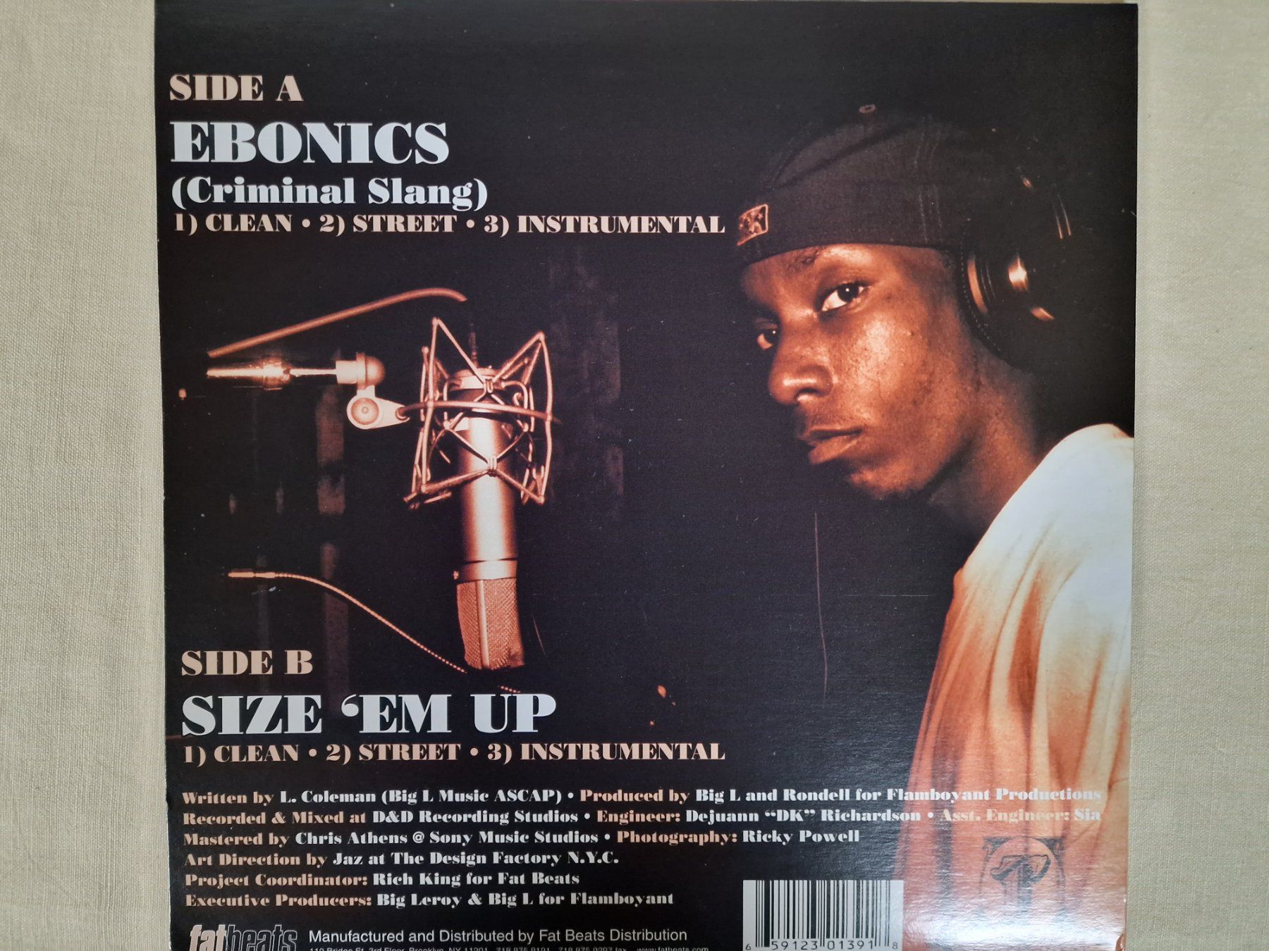 Schallplatten: Big L LP – Ebonics / Size 'Em Up – Gebraucht aus Root von  1