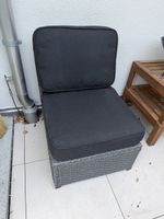 Outdoor Sofa Cushion Set Dark Grey