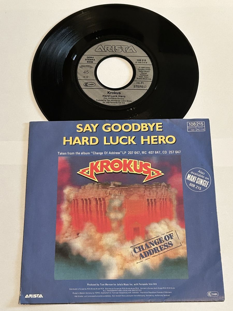 Dischi in vinile: Krokus. 1986. Say Goodbye – Usato da Faulensee venduto da Mizuno06 1