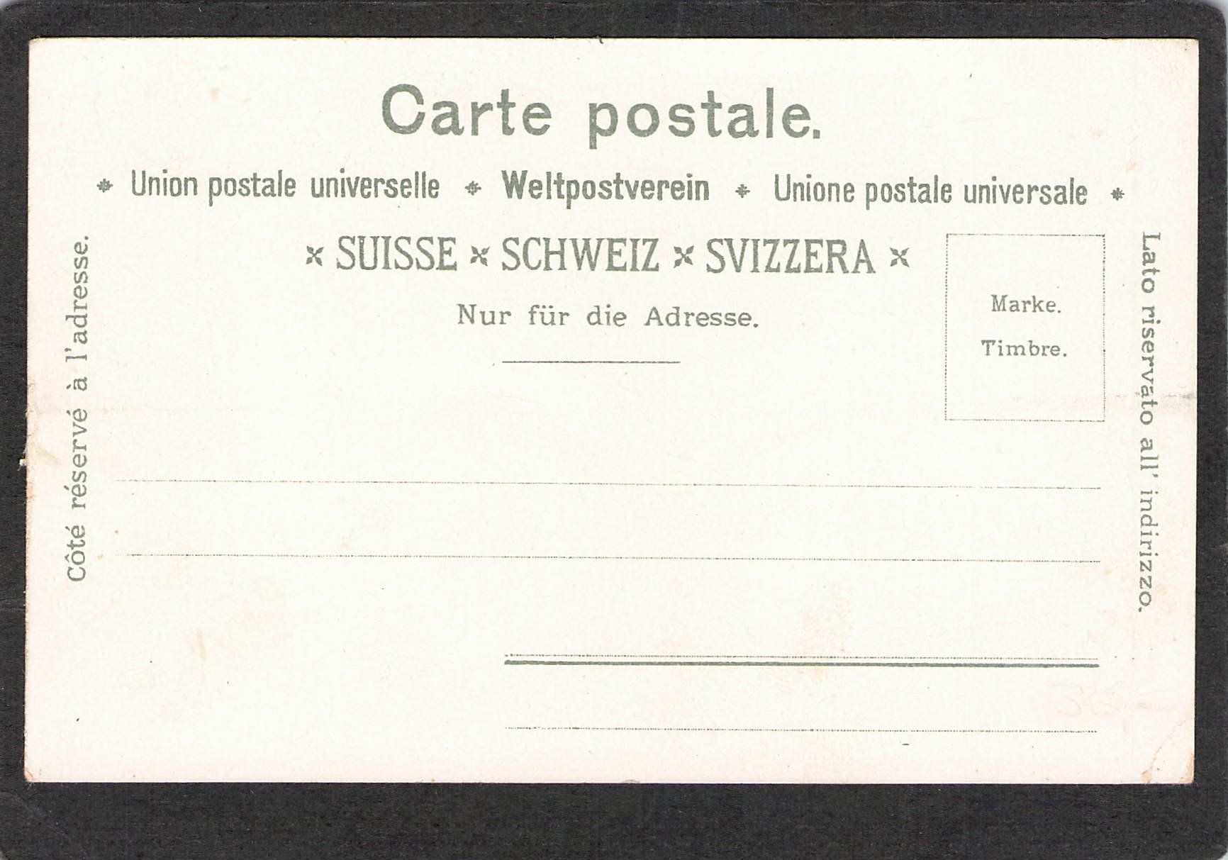 Ansichtskarten: #Chocolat&Cacao Maestrani,Litho Scheidegg – Gebraucht aus Reichenburg von Pipo-67 1