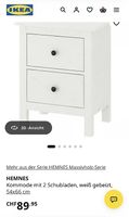Nachttisch HEMNES Kommode 2 Stück 