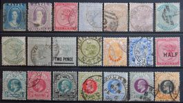 Natal British Kolonie ex. Kat. 9-65 gest. 1859/1902 Kat. 152