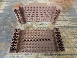lego 2560 lot de 2 pièces Reddish Brown Boat, Hull Large