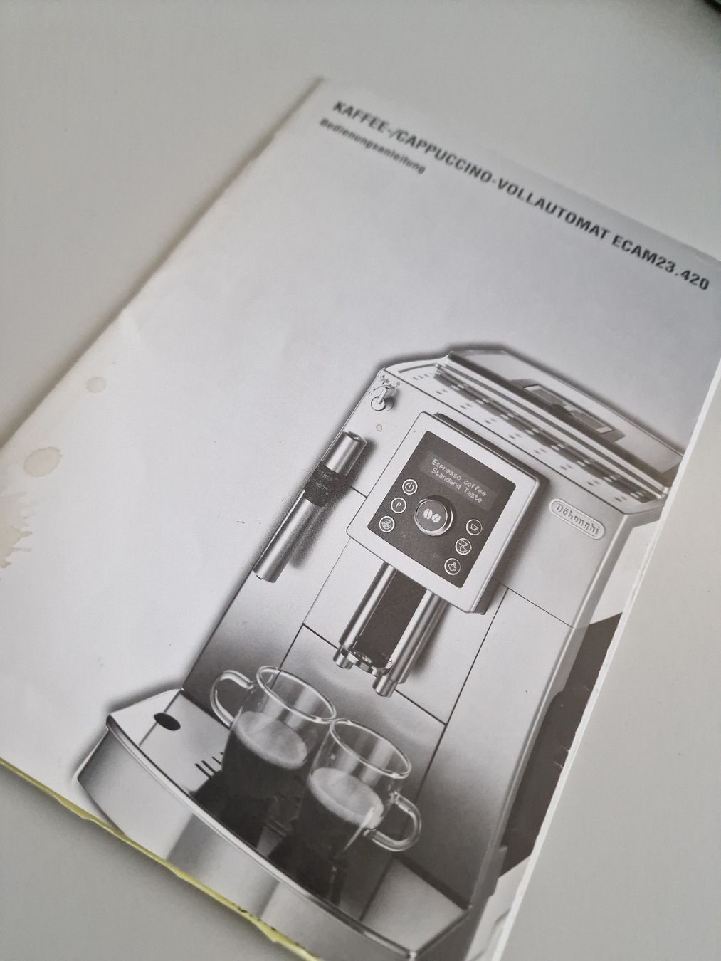 De'Longhi Kaffeemaschinen & Espressomaschinen: Kaffeemaschine De Longhi ECAM23.420 – Gebraucht aus Oftringen von Tunertune 5