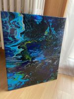 Gemälde  Blauton abstrakt Einzelstück