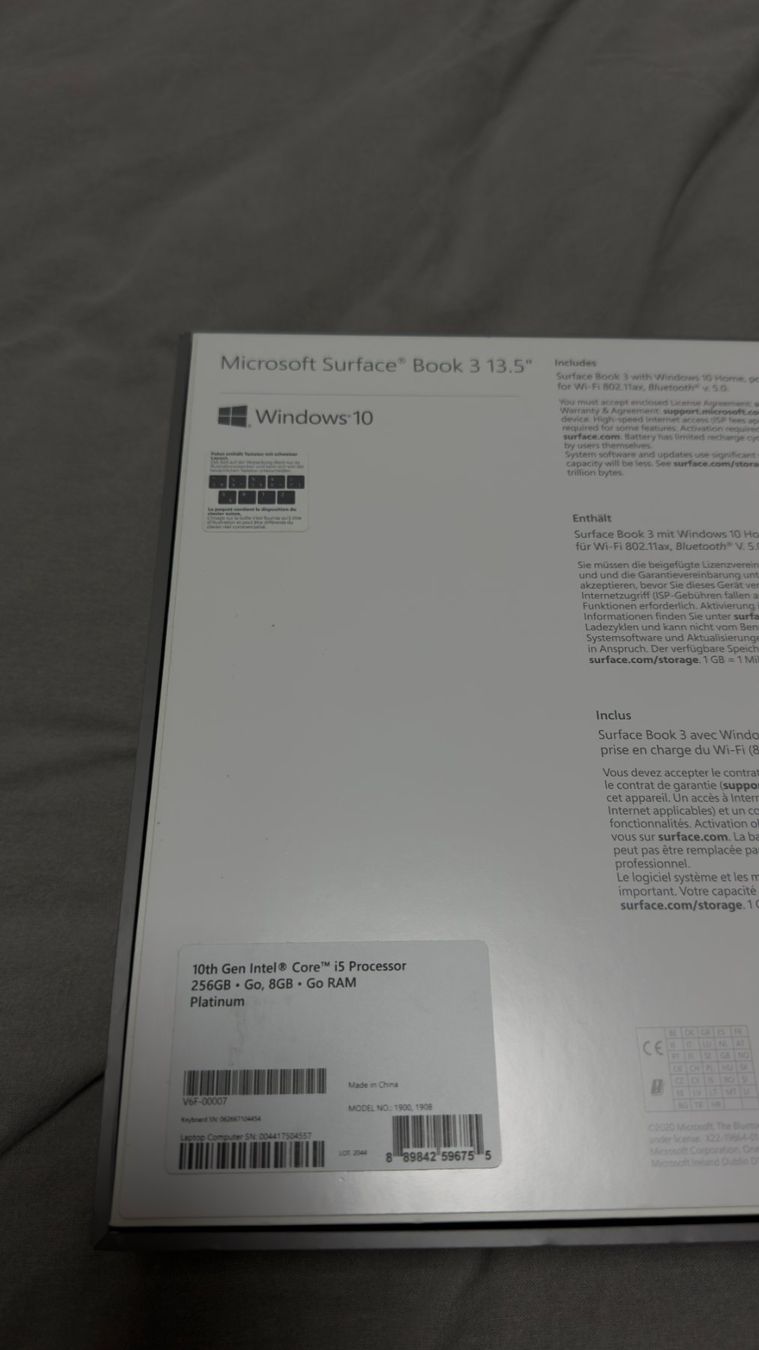 Microsoft Notebook: Microsoft Surface Book 3 inklusive Stift und Ladegerät – Usato da Burgdorf venduto da dev_q9t2 6