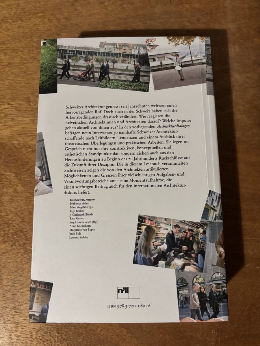 Libri: Architektur Dialoge. Niggli – Usato da Zürich venduto da WWehrle 1
