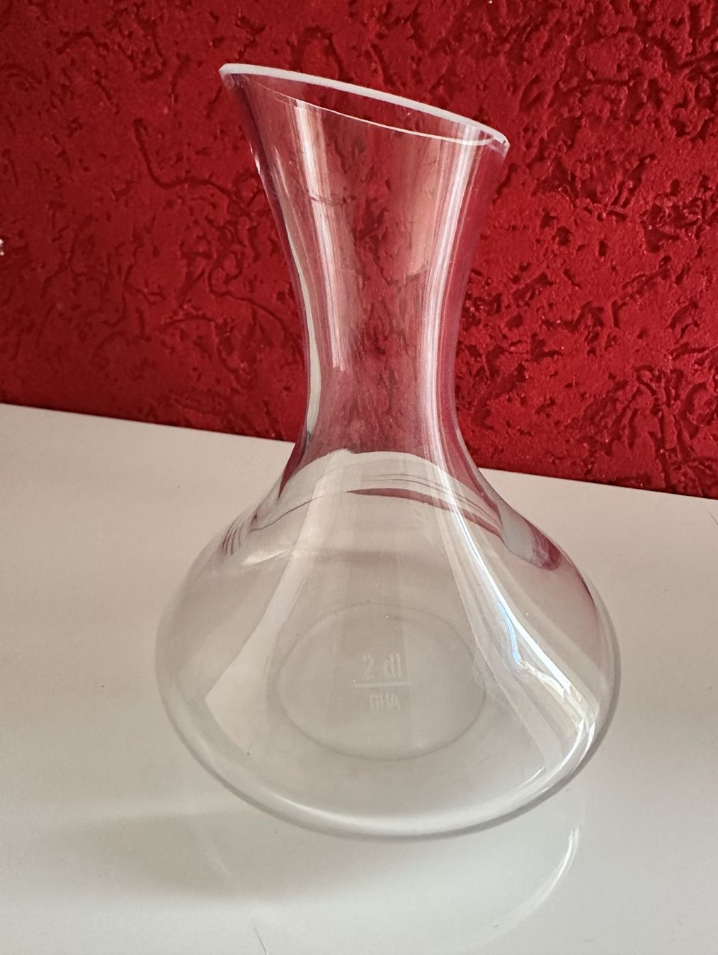 Caraffe: Kleine Glaskaraffe für Wein oder Salznüssli - 2 dl – Usato da Auw venduto da beretta1966 1
