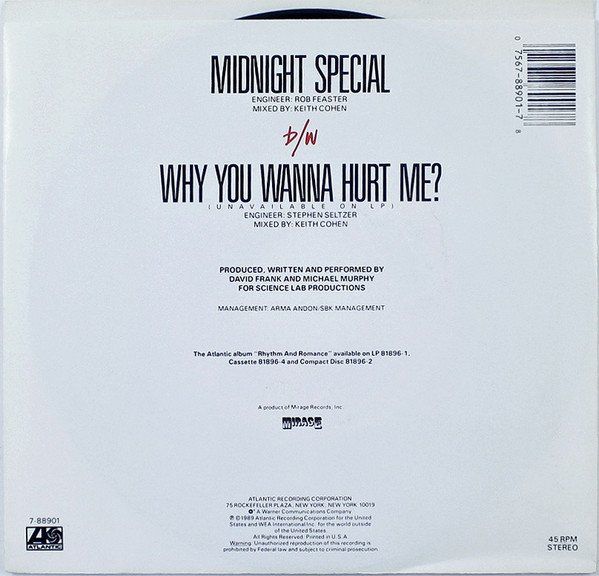 Dischi in vinile: System: Midnight Special / Why You Wanna Hurt Me? 7" – Usato da Steinhausen venduto da Vilivinili 1