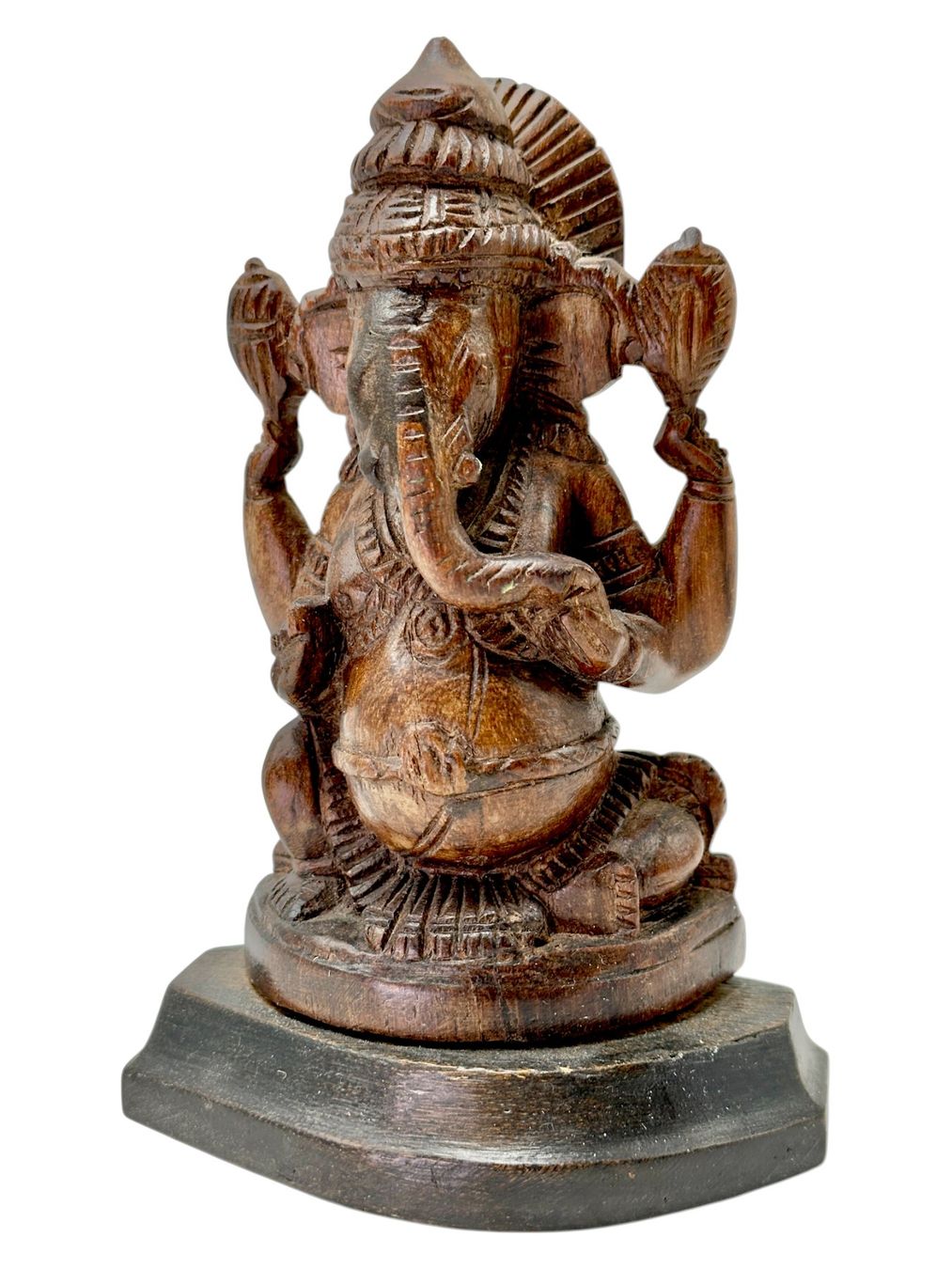Skulpturen & Statuen: Statuette Ganesh sculptée à la main en palissandre – Gebraucht aus Morges von magicle 3
