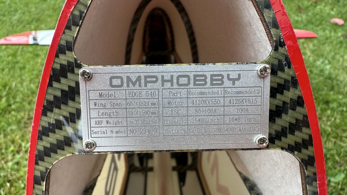 Omphobby Modellismo RC: OMPHOBBY Edge 540, inkl. Akku – Nuovo (secondo la descrizione) da Seengen venduto da mstf4 3
