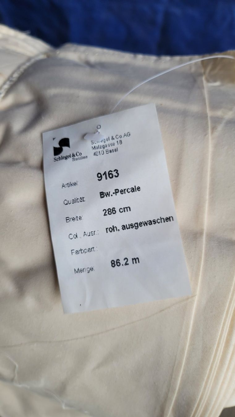 Tessuti: Baumwolle Stoffballen Percale roh I – Usato da Zürich venduto da Bobesfee 4