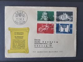 1948, Briefumschlag von Bern nach Zürich