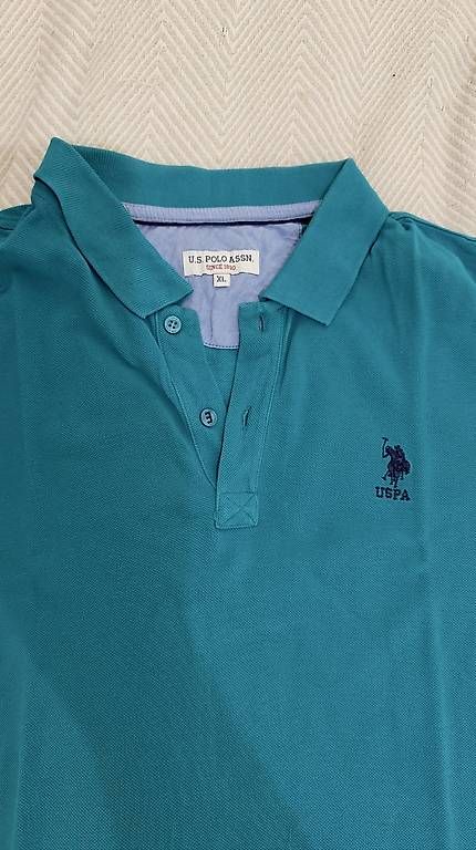 Polo-Shirts: US Polo Shirt, Türkis – Gebraucht aus Brunnen von sea_c7bm 1
