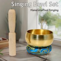 ❤️ Tibet Klangschale Set, 8cm, Meditation Yoga Entspannung