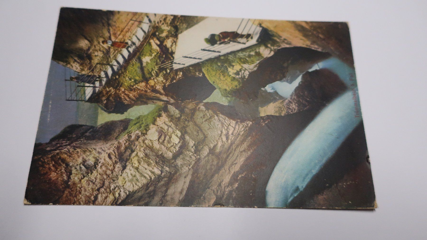 Ansichtskarten: Trümmelbach 5. Fall  1923 – Gebraucht aus Cormoret von Pascalll2001 1