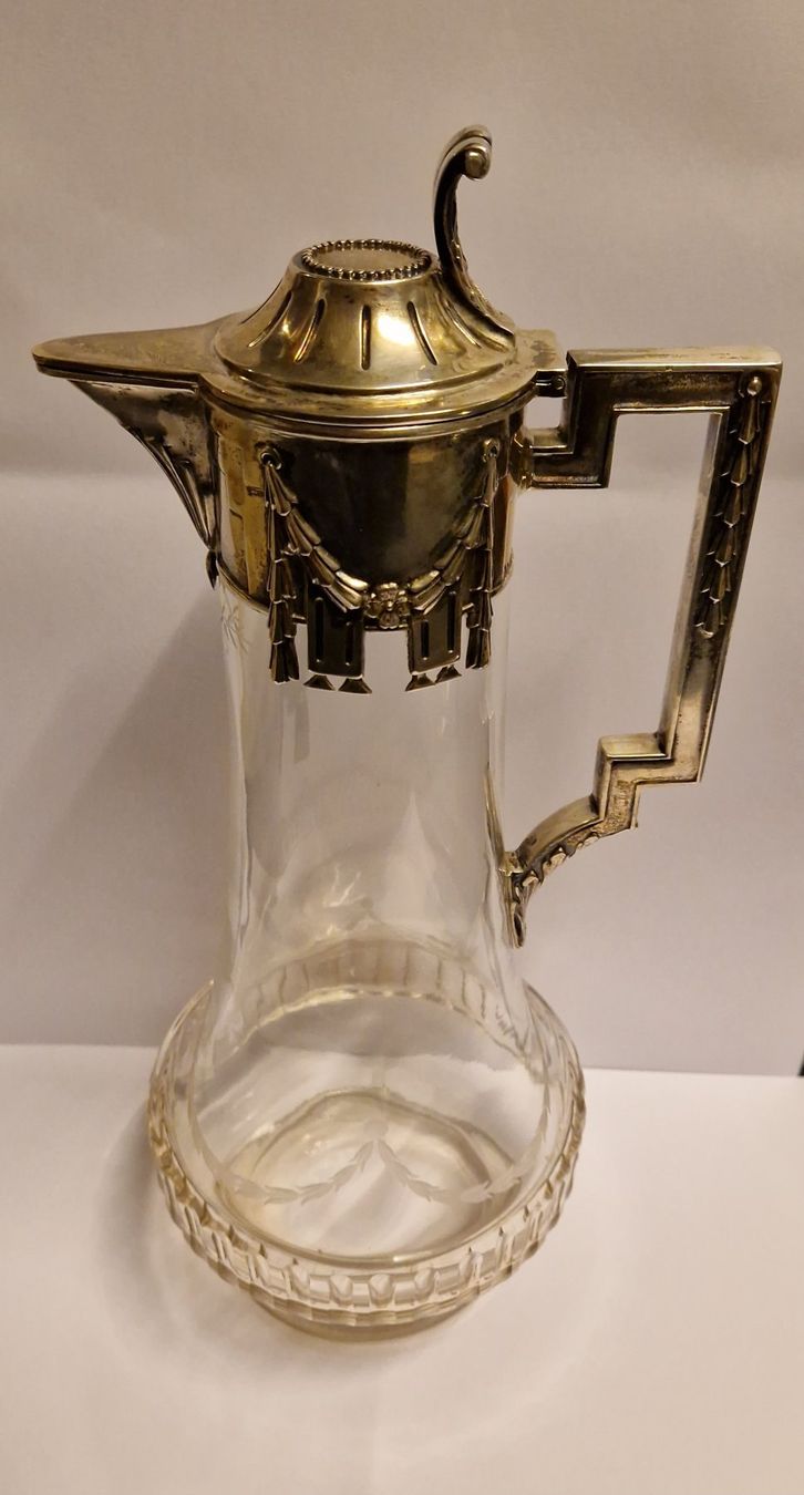 Karaffen: Antike Weinkaraffe 800 Silber, Karaffe um 1880 – Gebraucht aus Zürich von spin23 1