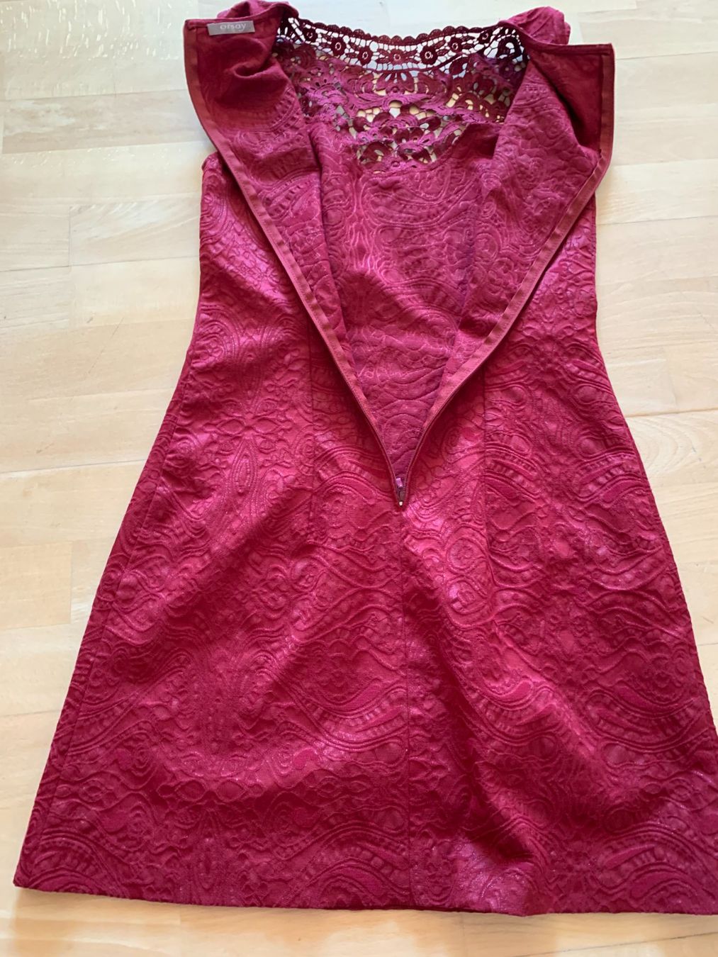 Orsay Kleider: Orsay Damen Kleid, Gr. 36, Bordeaux – Gebraucht aus Worb von farben20zauber 3