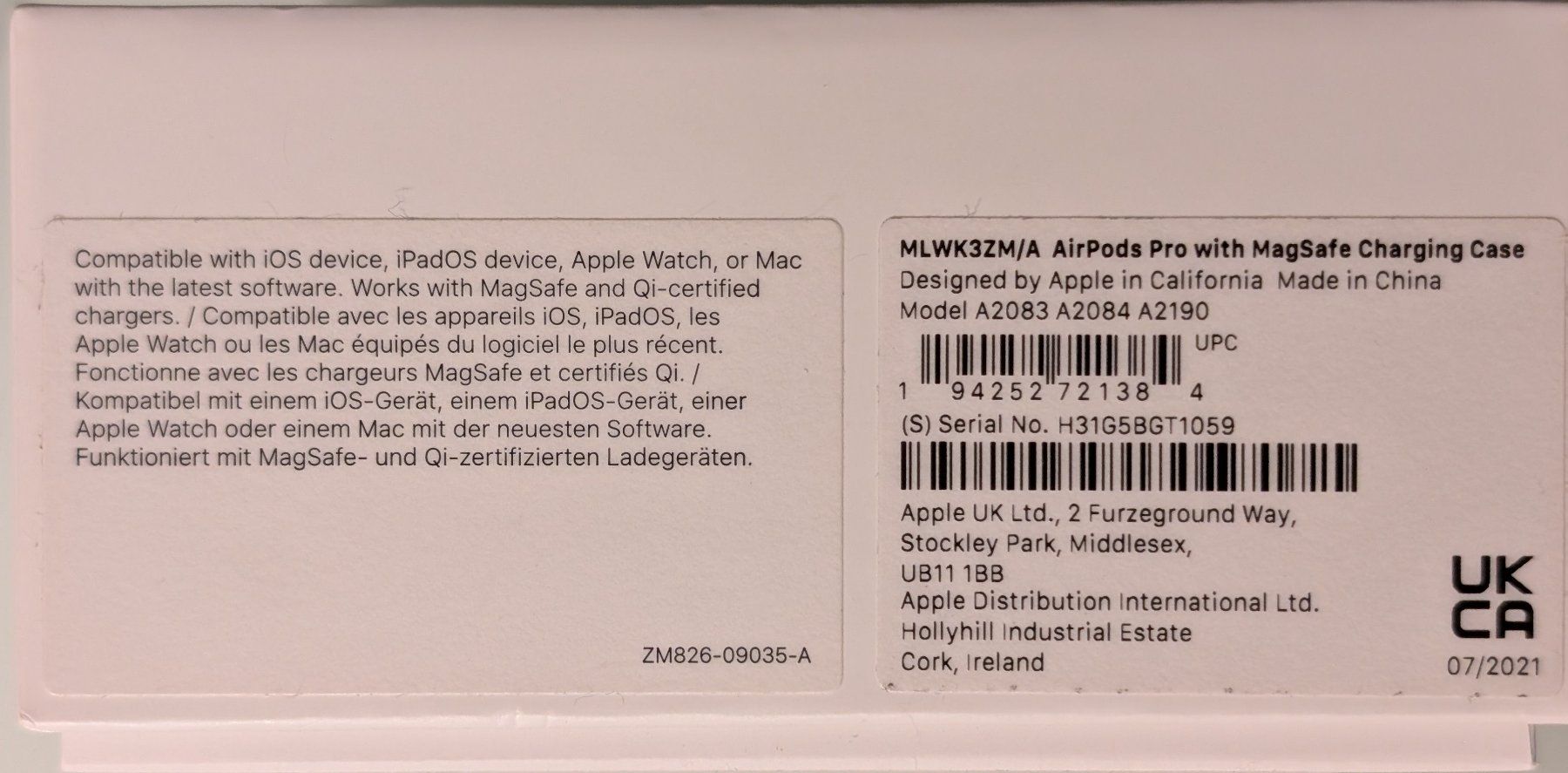 Apple Cuffie: Apple AirPods Pro – Usato da Lausanne venduto da oneroi 4