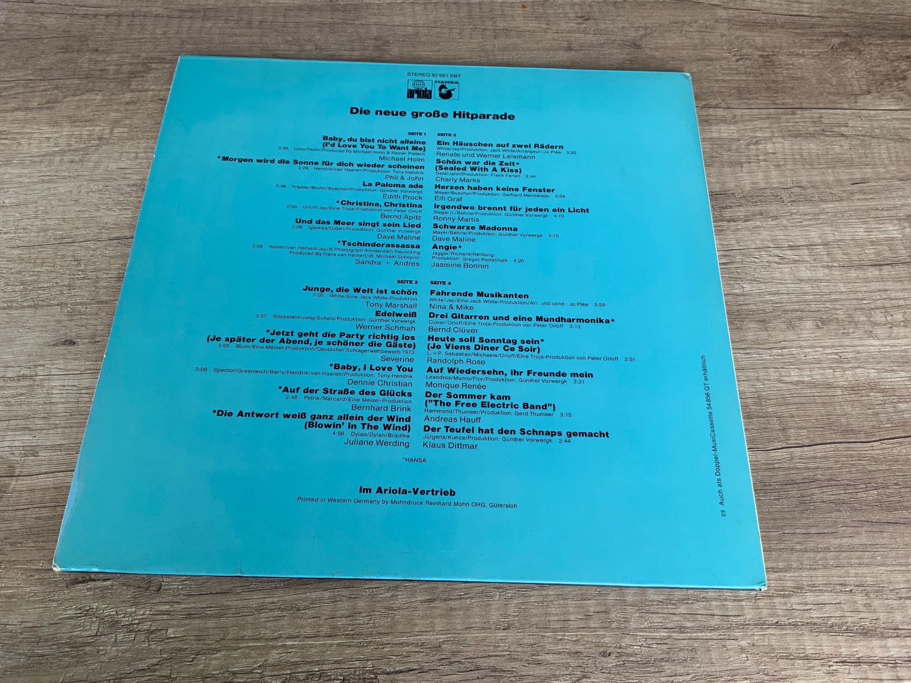 Dischi in vinile: Die neue grosse Hitparade LP Schallplatte – Usato da Schübelbach venduto da Hecht11. 1