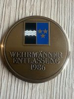 Schweizer Gedenkmedaille Wehrmännerentlassung 1986