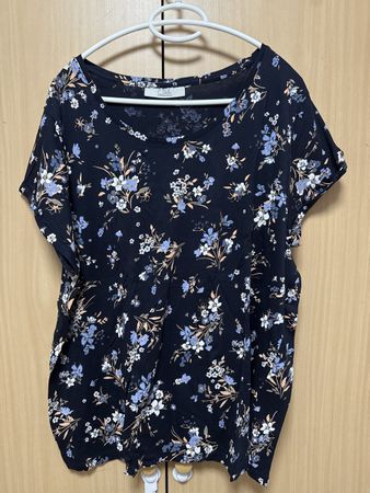 Clockhouse C&A Shirt, Grösse XL, Blumenmuster, Top! (50)