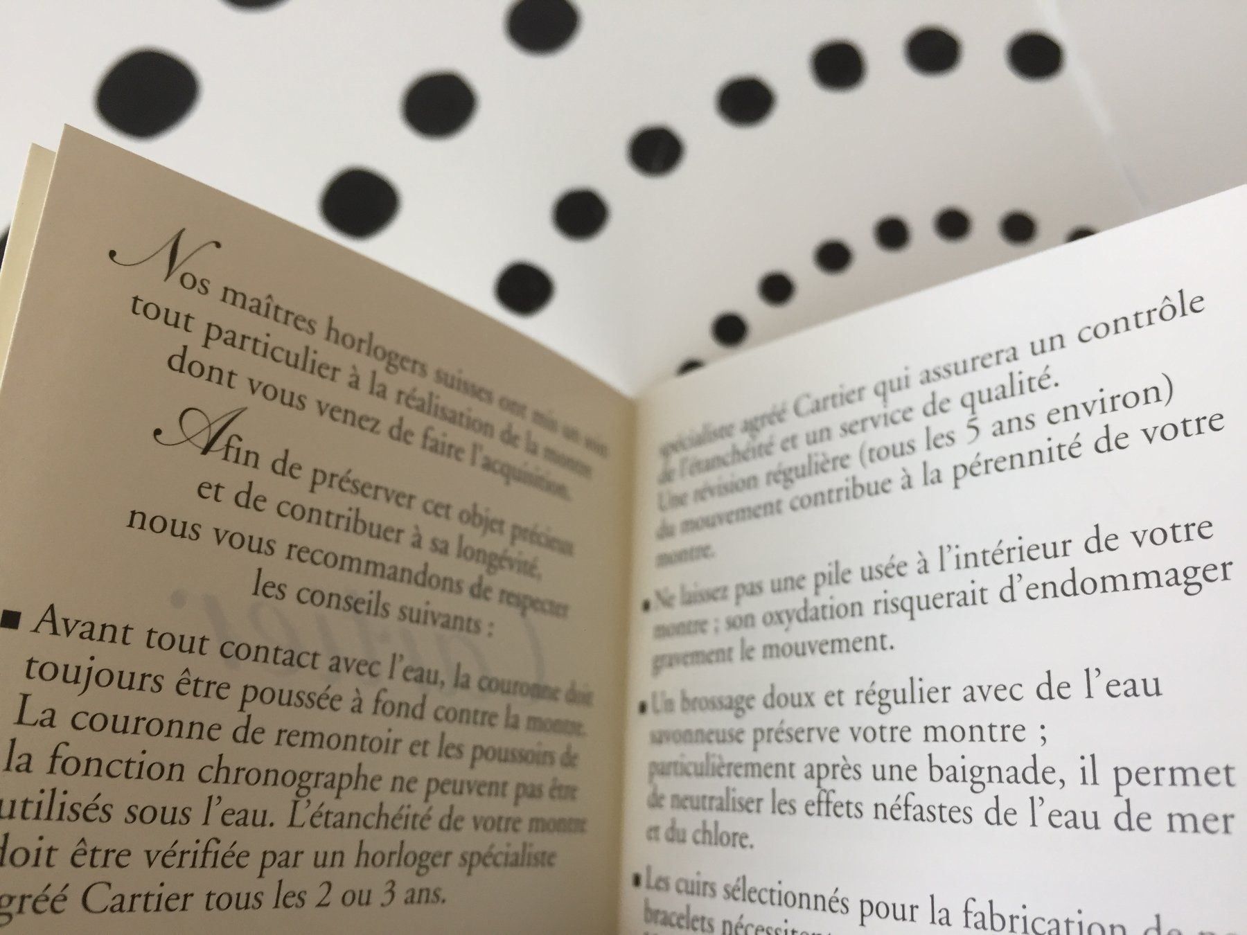 Documenti: CARTIER ORIGINAL OPERATING INSTRUCTIONS !!! – Nuovo (secondo la descrizione) da Epalinges venduto da dream-watch 1
