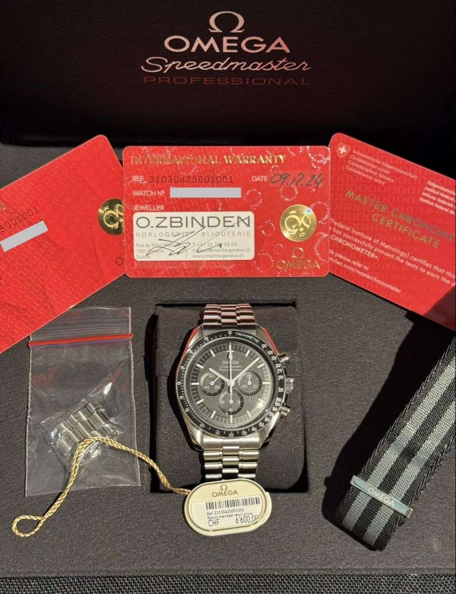 Omega Orologi: Omega Speedmaster Moonwatch Professionnel 2024 fullset – Nuovo (secondo la descrizione) da Morges venduto da gde_q2s2 1