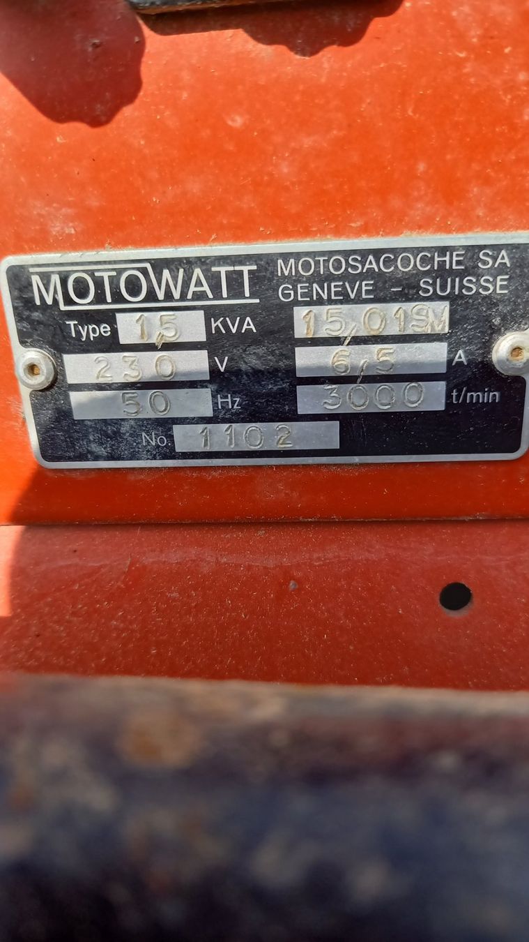 Generatori di corrente: Stromgenerator MAG Motor 1,5 KVA – Usato da Zuzgen venduto da Besu1 1