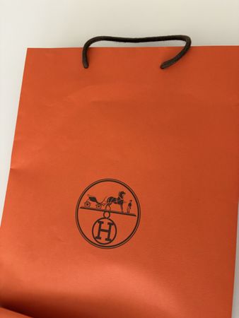 Hermes Einkaufstasche orange guter Zustand