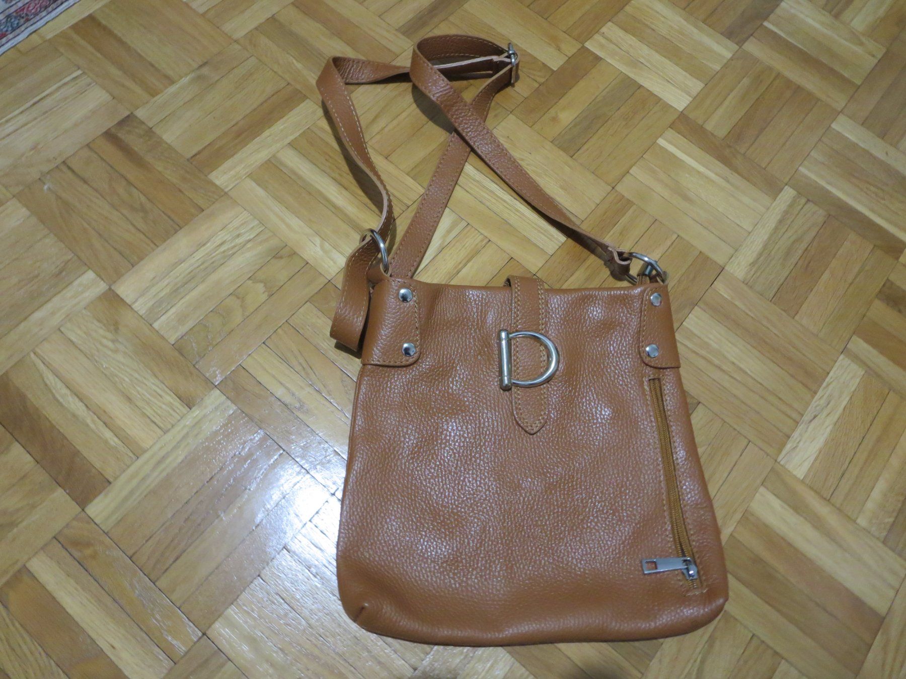 Borse da donna: Damen Leder Hand-Tasche mit Bändel – Usato da Wallisellen venduto da Arvenstube 2
