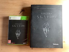 Game The Elder Scrolls V Skyrim + Lösungsbuch XBOX360
