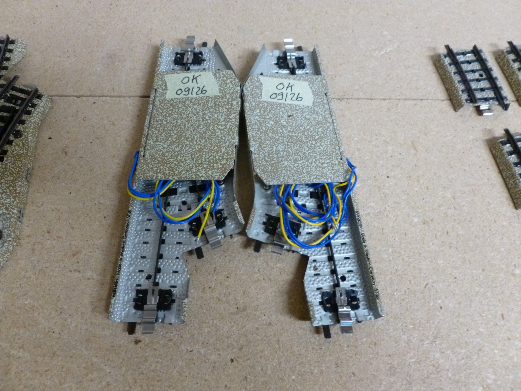 Märklin Modellini di ferrovie: 6 variable Weichen mit Gleisstück 5102 – Usato da Oberbipp venduto da Vifu 2