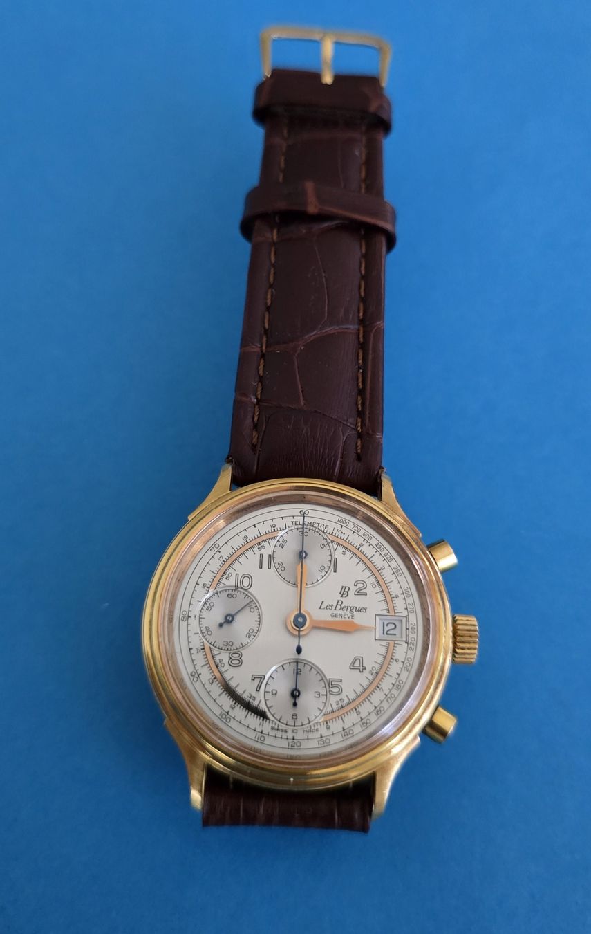 Orologi: Les Bergues  Genève Chronographe – Usato da Les Acacias venduto da watinjo 3