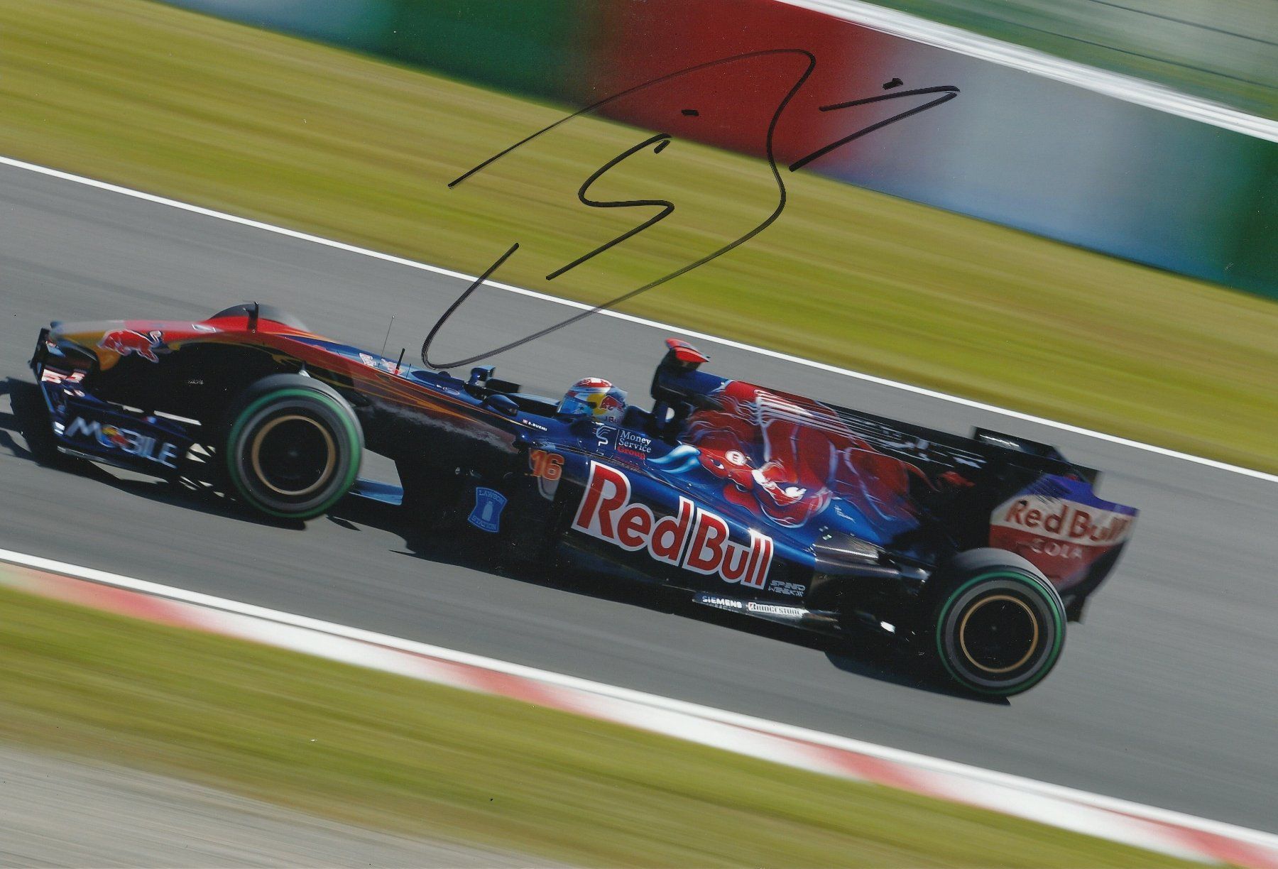 Autografi: Sébastien Buemi / Originalautogramm – Usato da Schwyz venduto da racingautographs