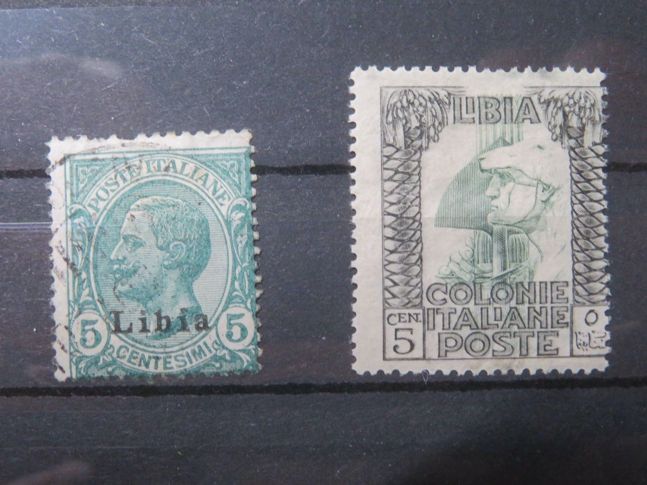 Alle Briefmarken: Italien Erithrea, Libia auf Steckkarte – Gebraucht aus Spreitenbach von heitersberg54 3