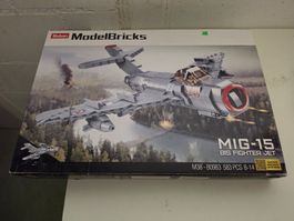 Sluban Modellbausatz MiG-15 Fighter 583 Teile (Lego kompatie