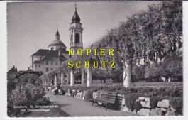 Solothurn - St. Ursenkathedrale mit Chantieranlagen /bi