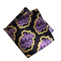 Einstecktuch Pochette Poschettli Seide lila VINTAGE