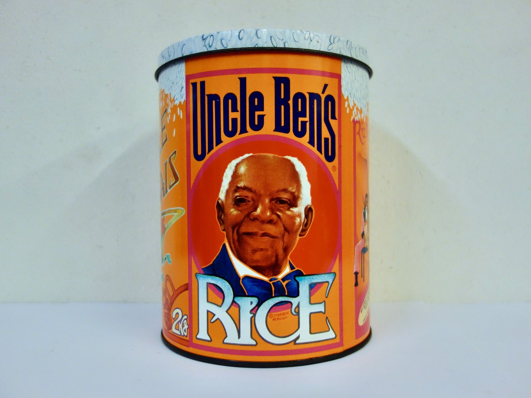 Tutte le decorazioni: alte grosse Blechdose Dose UNCLE BEN'S RICE BEN – Usato da Kerzers venduto da bottlesandboxes 1
