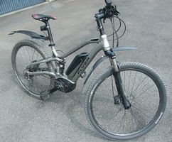 FLYER TX 7.10 E-MTB Fully in Silbergrau