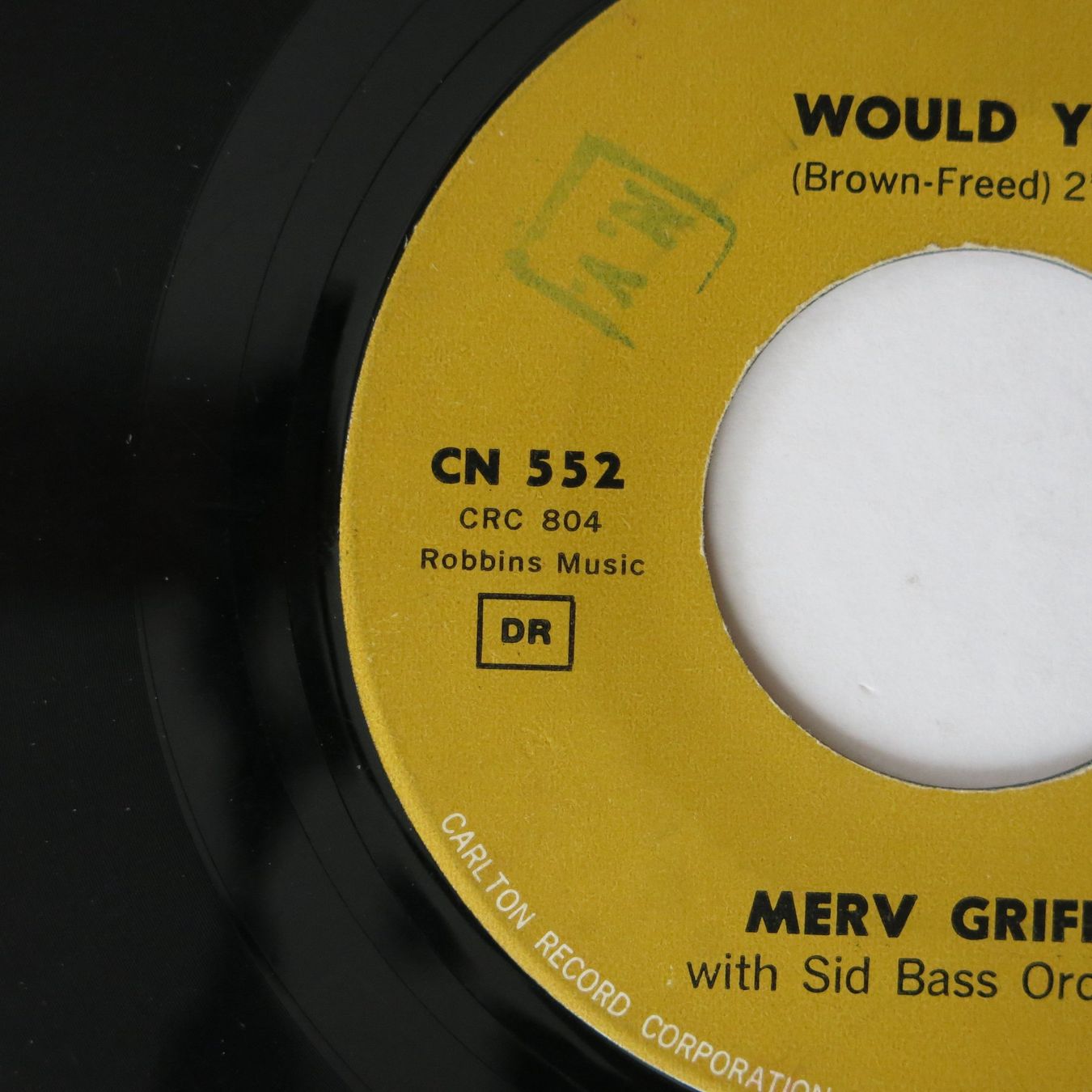 Dischi in vinile: Vinyl-Single 7" Mery Griffin – Usato da Bözen venduto da Keramik22 5