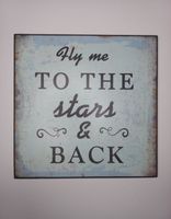 AB 1CHF - Wandschild  - Shabby Chic Deko